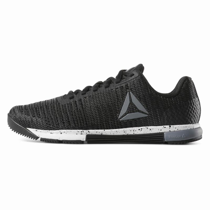 Adidasi Training Reebok Speed Tr Flexweave® Dama Negrii/Gri/Albi Romania OR9807CR